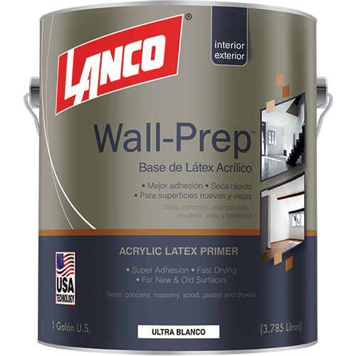 Pintura látex acrílico Wall Prep galón Lanco / WP823-4