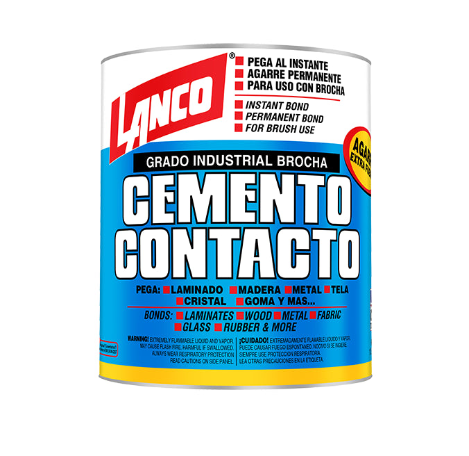 Contact cement industrial grade 1/4 gallon Lanco CA302-5