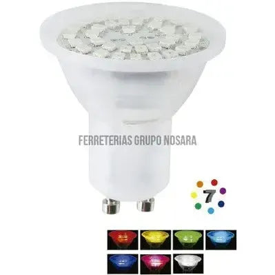Bombillo LED GU10 multicolor GU10-SMDLED/3W/RGB Tecnolite-017517-7501668520884