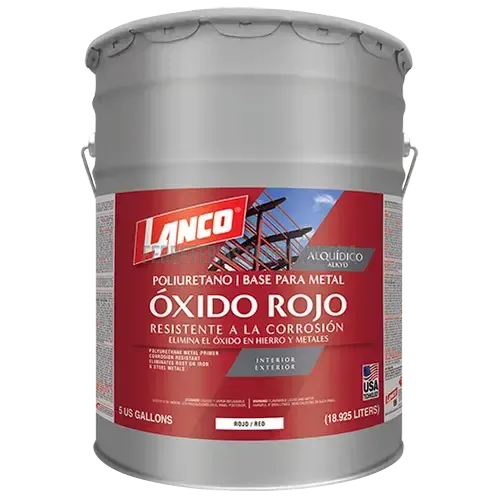 Anticorrosivo poliuretano para interior y exterior cubeta Lanco (minio rojo oxido) / MM100-2-