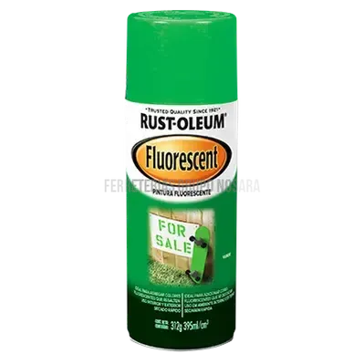 RUST OLEUM SPRAY FLOURESCENTE VERDE-021774-020066232016