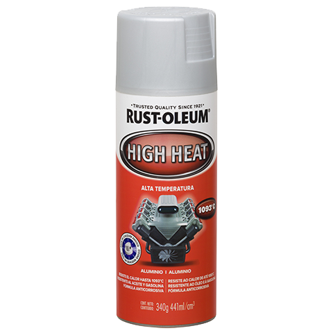 RUST OLEUM SPRAY AUTO HIGH HEAT ALUMINIO