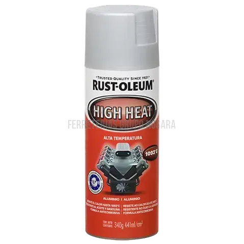 RUST OLEUM SPRAY AUTO HIGH HEAT ALUMINIO-021812-020066344139
