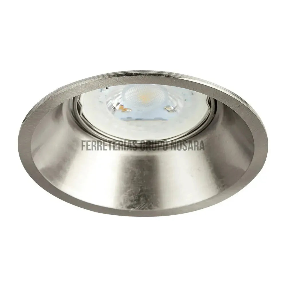 Lampara empotrada redonda GX5.3 50W 100-240V satinado Tecnolite 60YD221MVS-