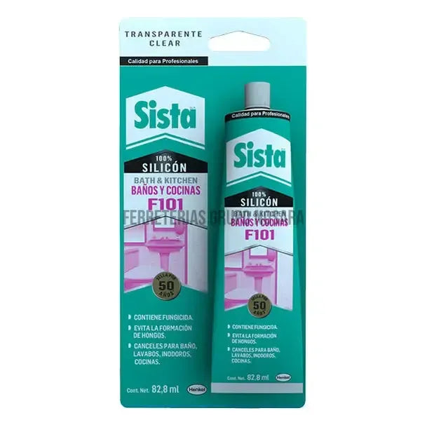SISTA SILICON TRANSPARENT 82.8ML 1770921-026035-077472140534