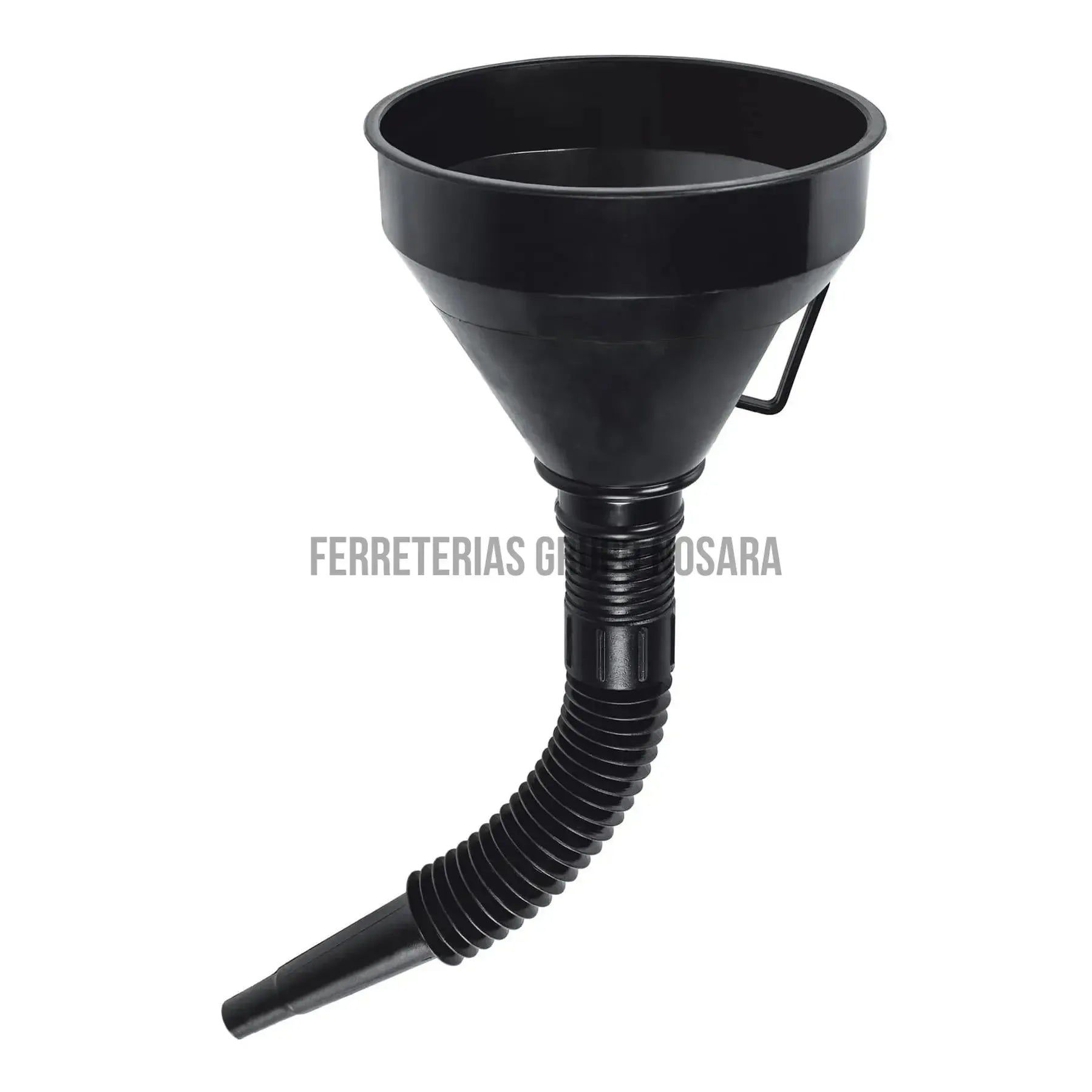 Embudo plástico 500 ml, cuello flexible con filtro, Truper / 11207-027359-7506240658511