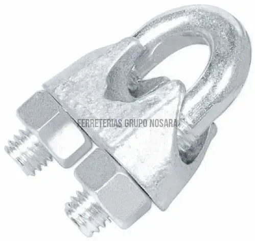 Blíster con 2 nudos (perros) de hierro para cable de 3/16" / 44083-027636-7501206693872