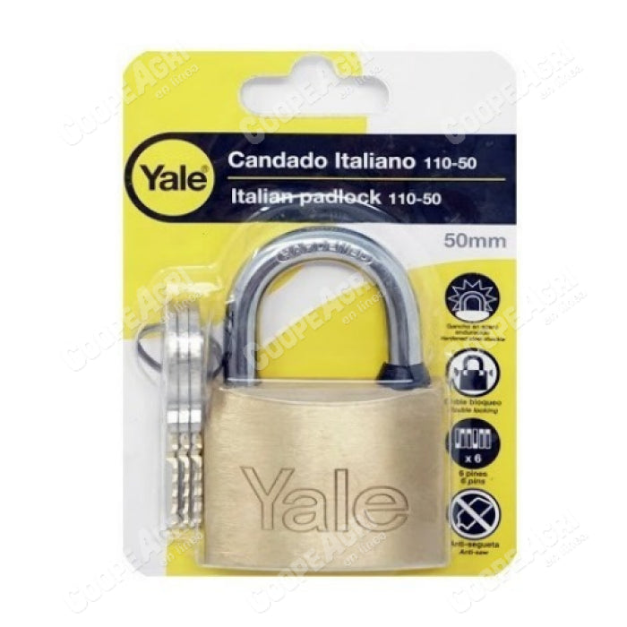Candado Yale 50mm 110-50 KA3