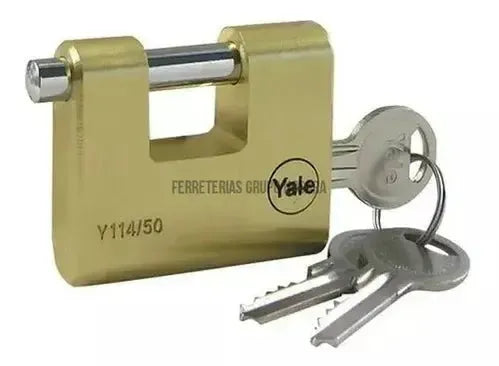 YALE CANDADO P/CORTINA Y114-50MM-