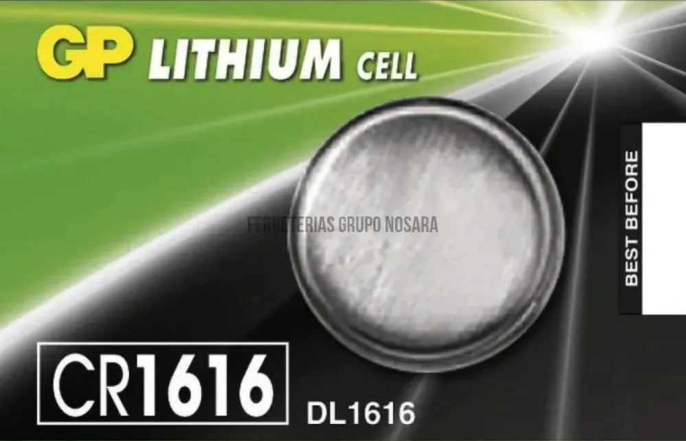 Pila de boton de litio 3V CR1616 / DL1616 GP-031877-4891199001116