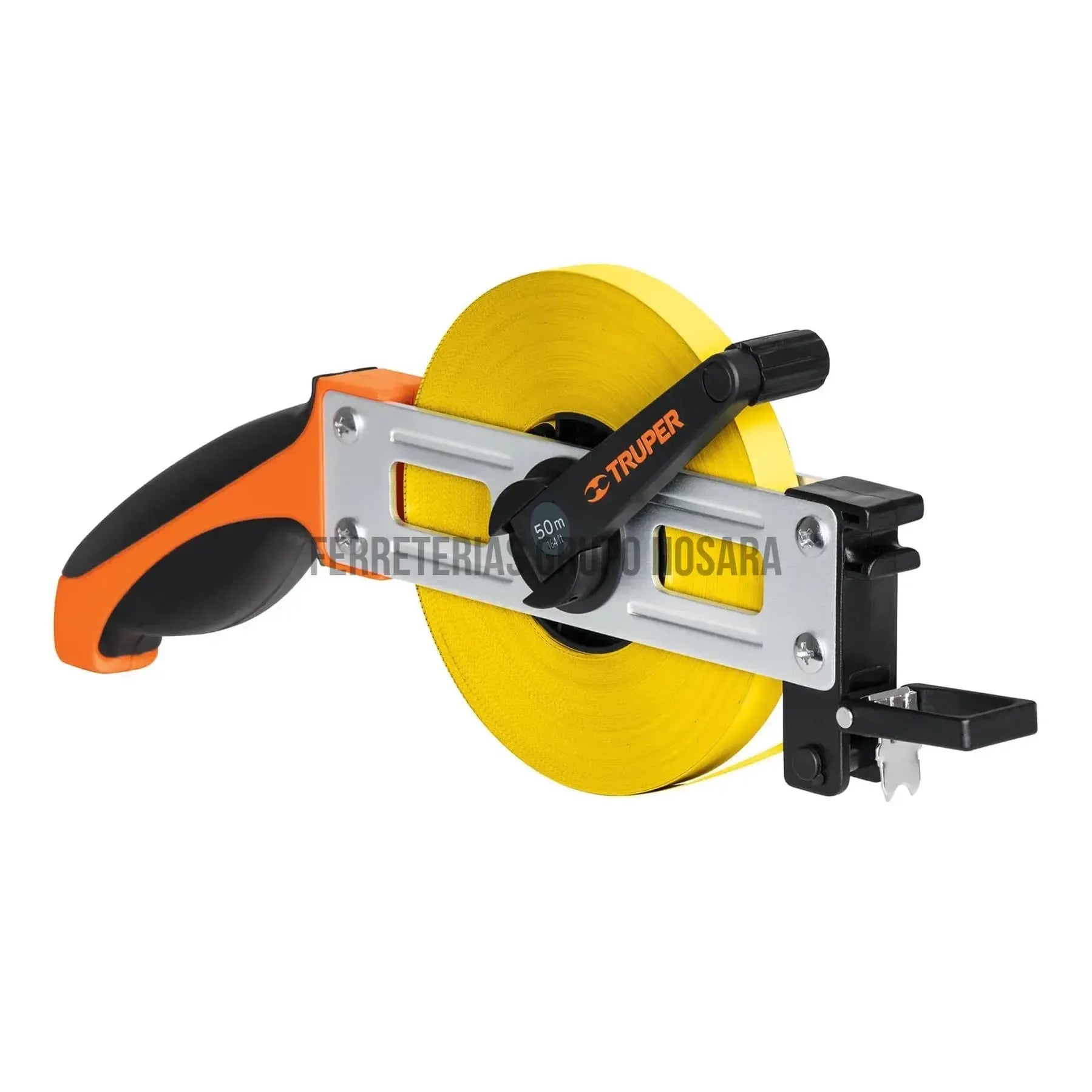 Cinta larga 50 m metálica, tipo cruceta, Truper / 12649-032145-7501206689356