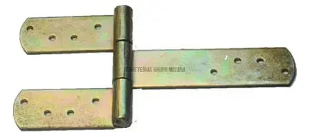 Bisagra soldable T26 galvanizada 12-1/2" x 6" con 3 aletas Grossor 102900-033155-7445105000549