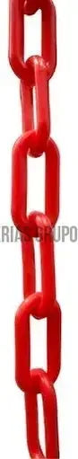 Cadena de plastico roja 5 mm CAPL-5R Fiero 3/16 Por Metro-034797-7501206694305