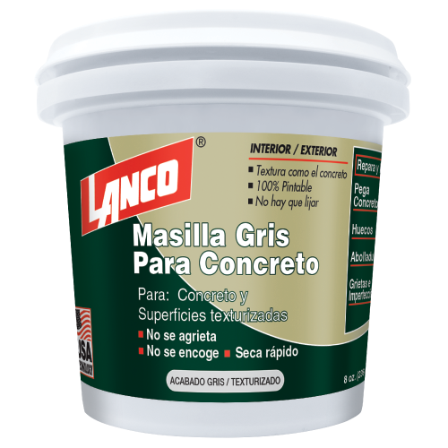 Masilla para concreto gris 1/16 galon Lanco CP224-7