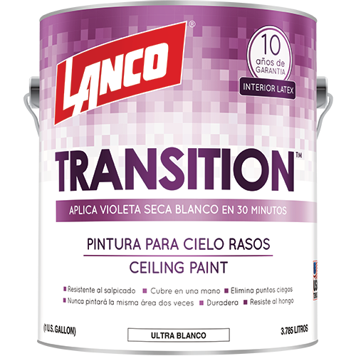 Matte acrylic roof paint Transition gallon Lanco TS368-4 (white)