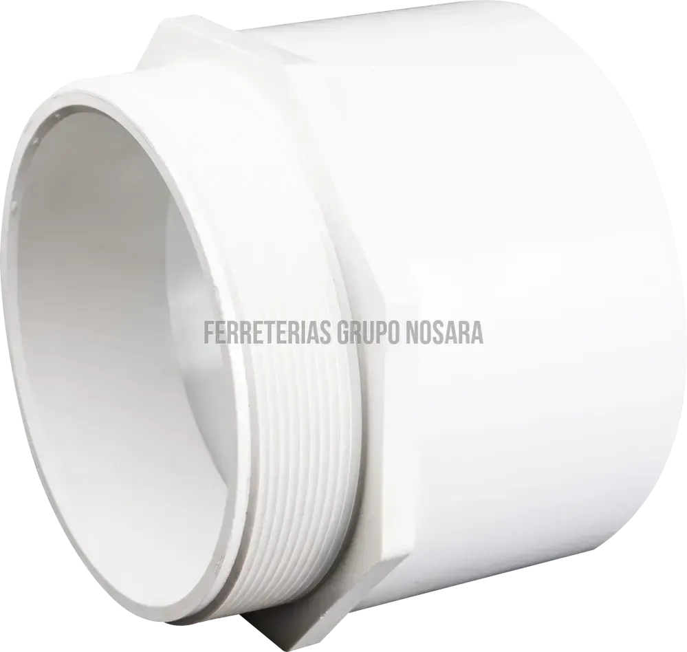 Adaptador PVC macho 75 mm (3")-101694-7441102801011