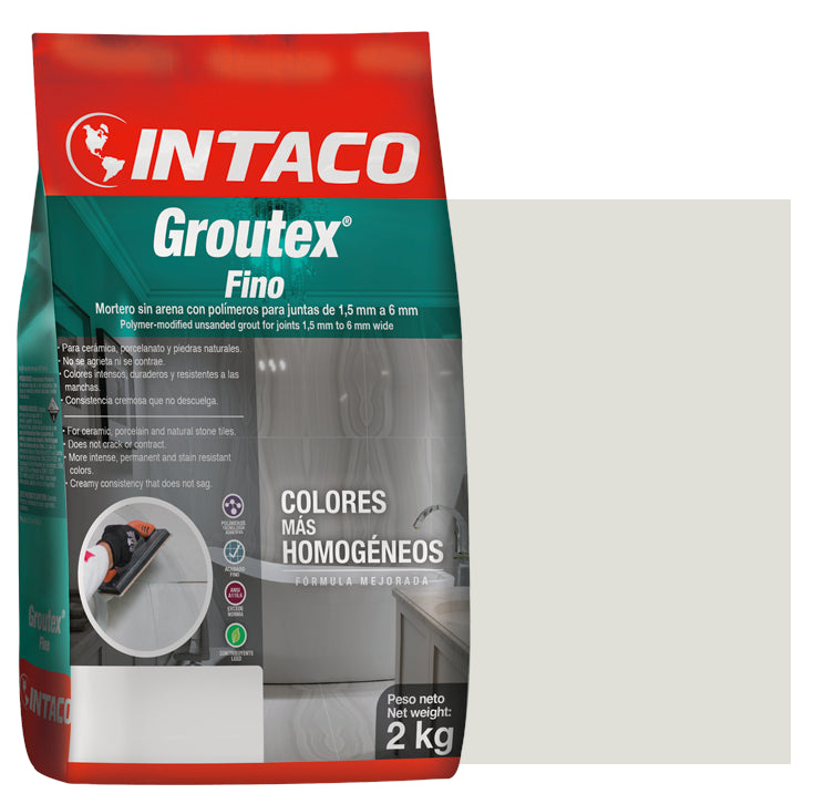 Fragua Groutex sin arena 2 kg Intaco (#38 artico)