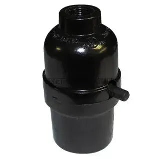 Socket con pasador de plastico baquelita negro 250V 250W Eagle 1940-102798-7441109003883