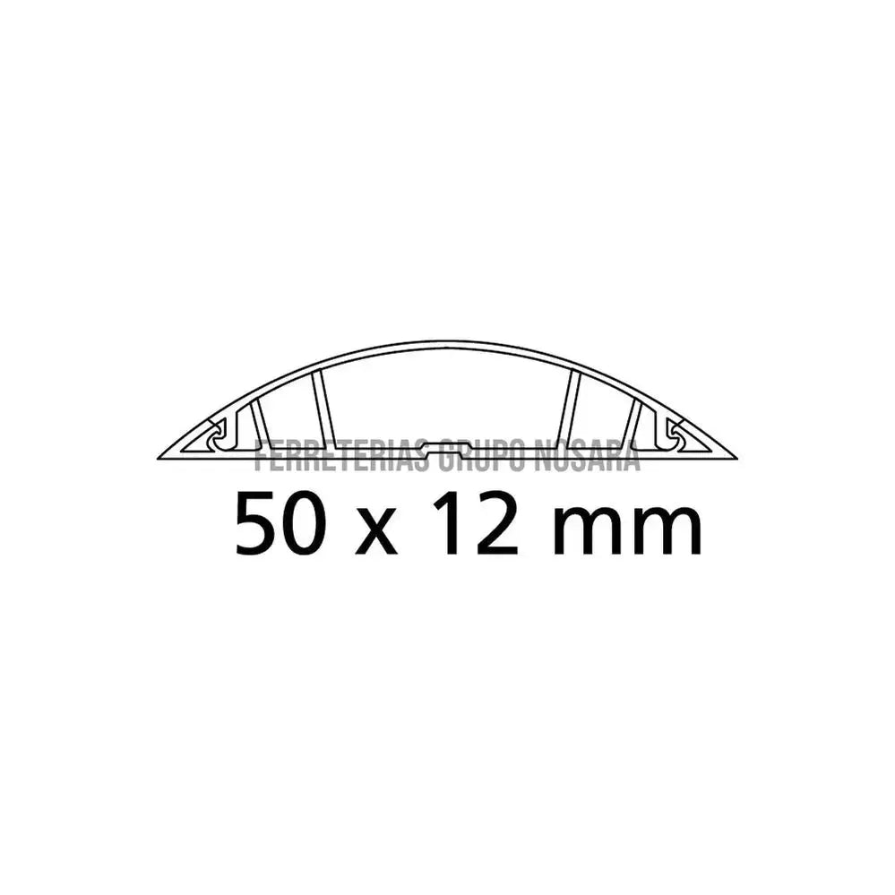 Pasada de piso 50 x 12 mm Eagle 10110-