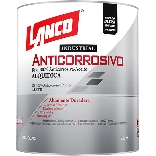 Industrial anticorrosive paint fourth Lanco white / AC3434-5