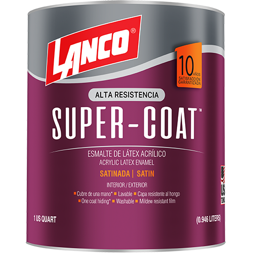 Pintura satinada Super Coat cuarto Lanco SC3731-5 (Base Pastel)