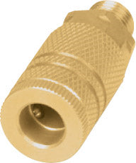 Brass coupler, 1/4 NPT thread, male, Truper / 19085