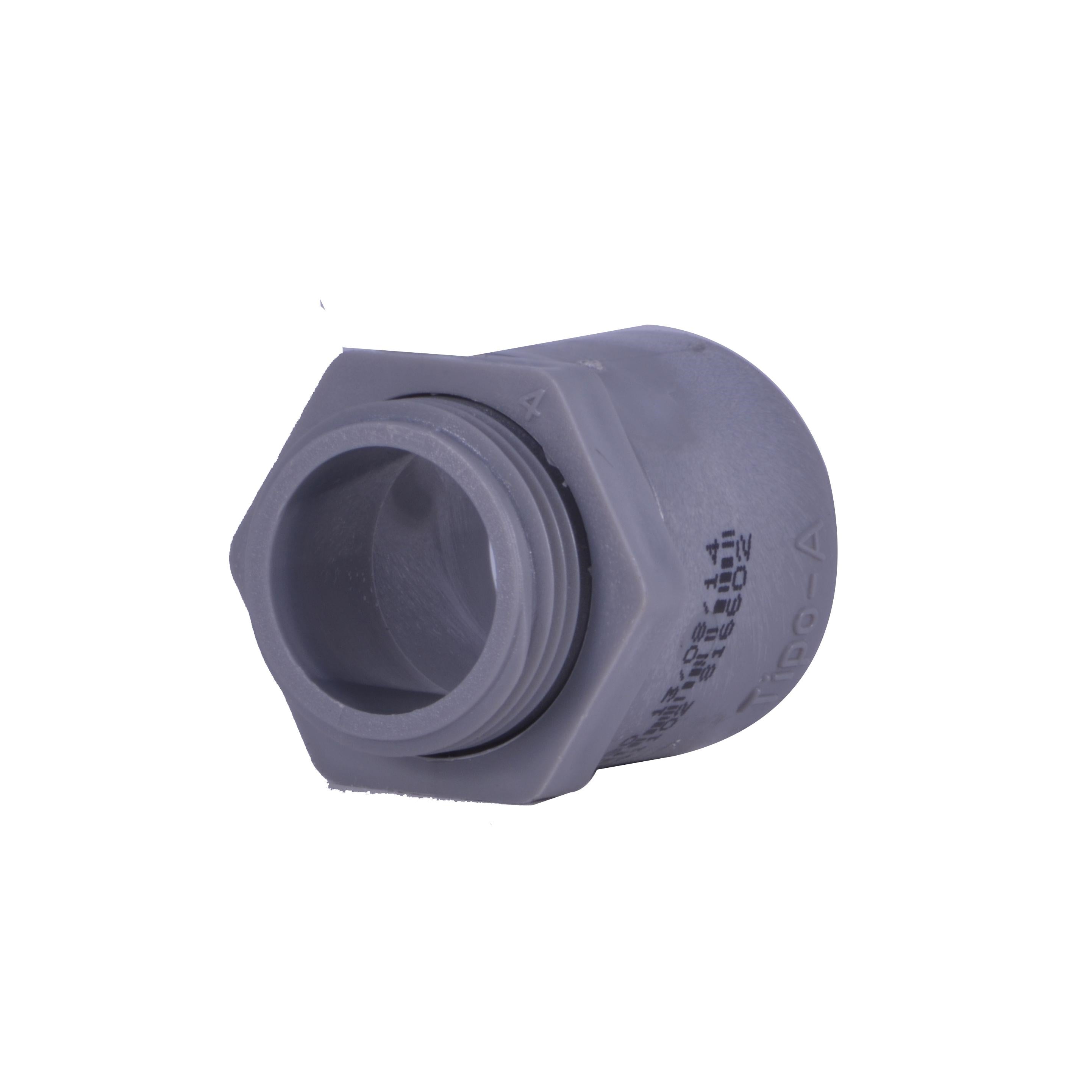 Amanco Conector conduit PVC macho tipo A 18 mm (3/4") UL