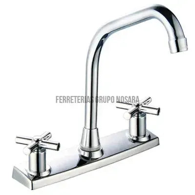 Griferia para fregadero de 8" cuello alto cromo Cross Pfister 036-CSCC-400266-38877551660