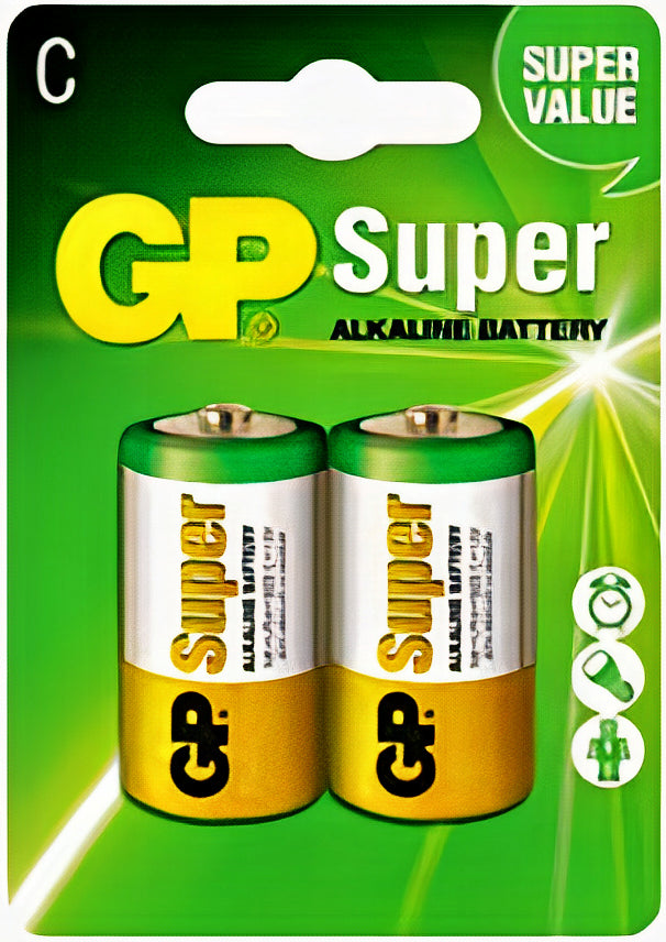 14A LR14 GP Alkaline C Battery (2 per pack)