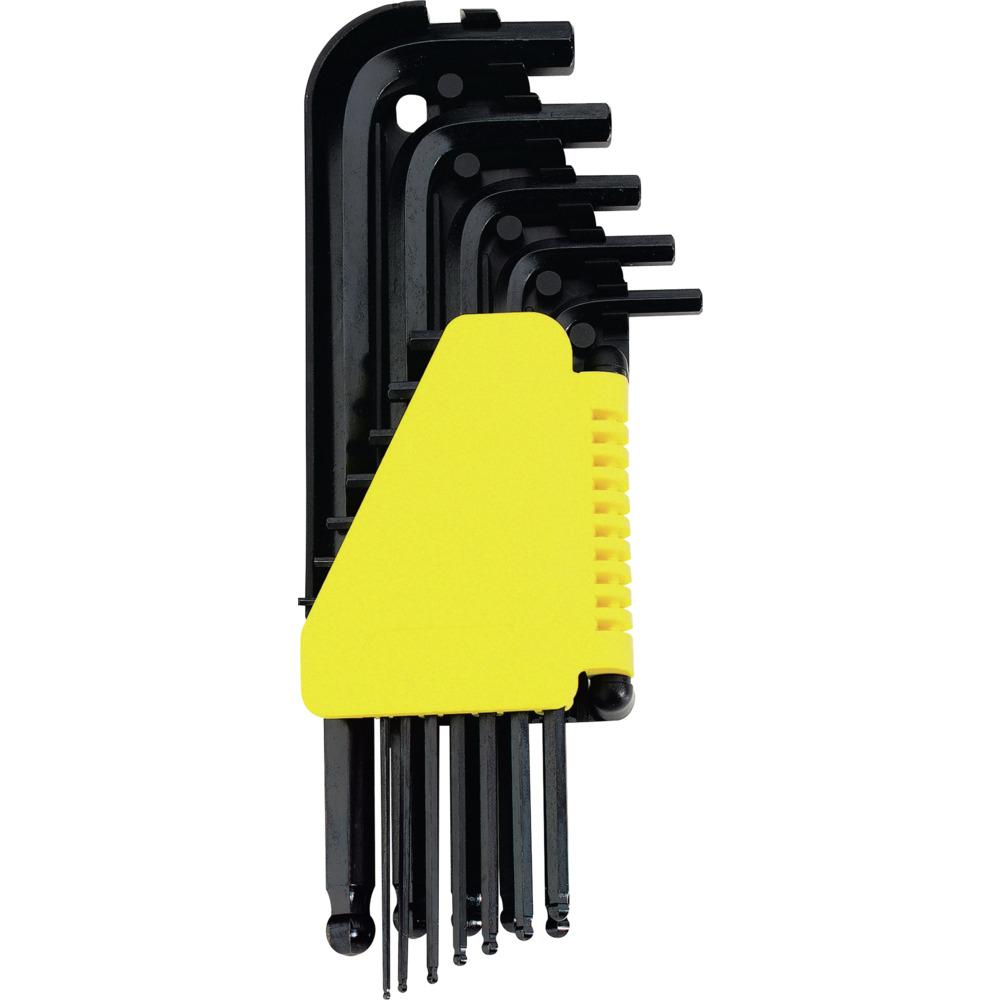 Stanley 9-Piece Metric Round End Long Hex Key Set 69-256