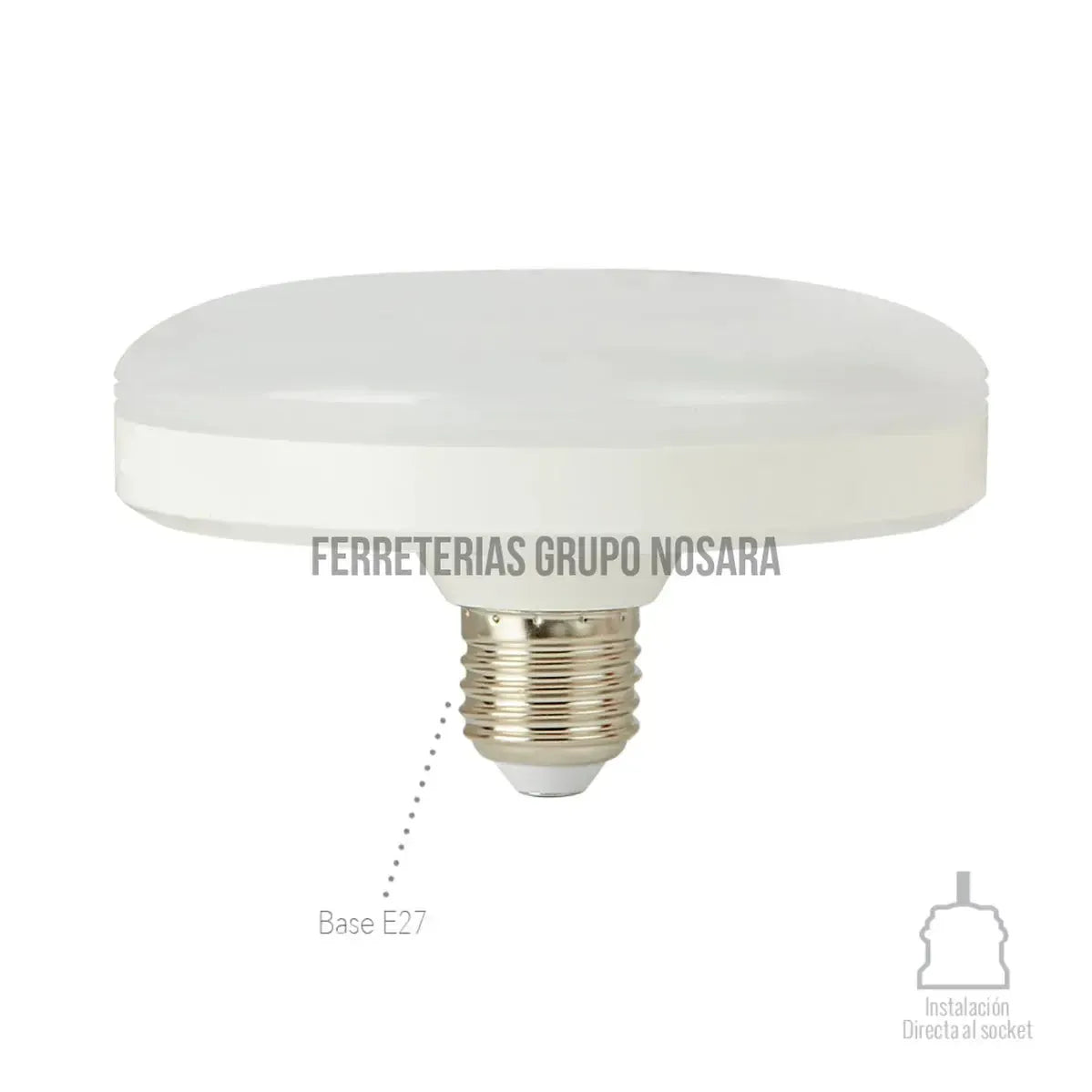 Bombillo circular LED E27 12W 100-240V 6500K Tecnolite 12CIRLED65MV-