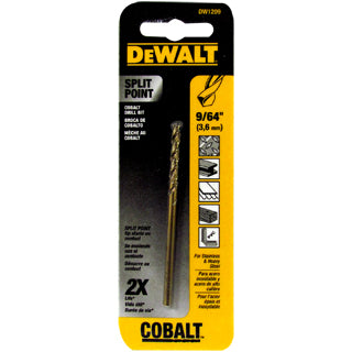 Dewalt DWA1209 9/64" Cobalt Metal Drill Bit