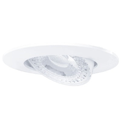 Round Dirigible Recessed Lamp LED 5.5W 100-240V 3000K White Naos I Tecnolite / YDLED-154/30/B