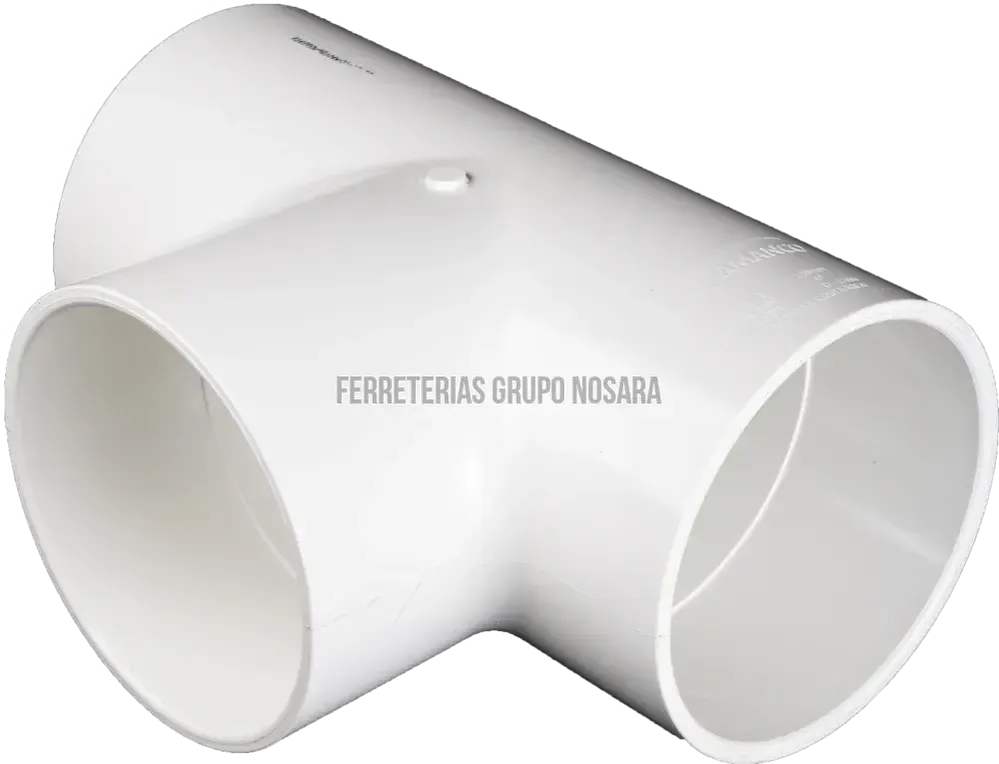 Tee potable PVC lisa 50 mm (2")-600049-7441102805040