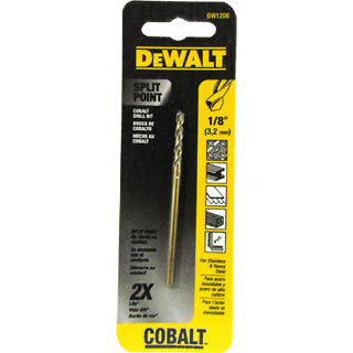 Broca para metal de cobalto 1/8" Dewalt DWA1208