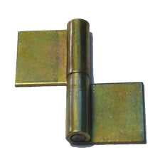 Weldable hinge T2 galvanized peg 3-5/16" x 4" Thickness 100410