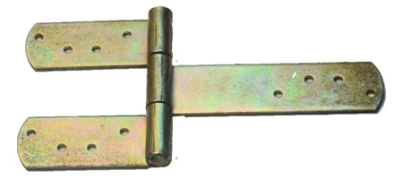 Galvanized T26 weldable hinge 12-1/2" x 6" with 3 wings Grossor 102900