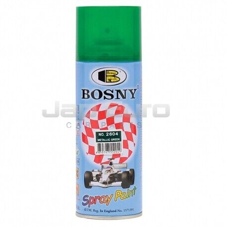 BOSNY METALLIC GREEN SPRAY PAINT