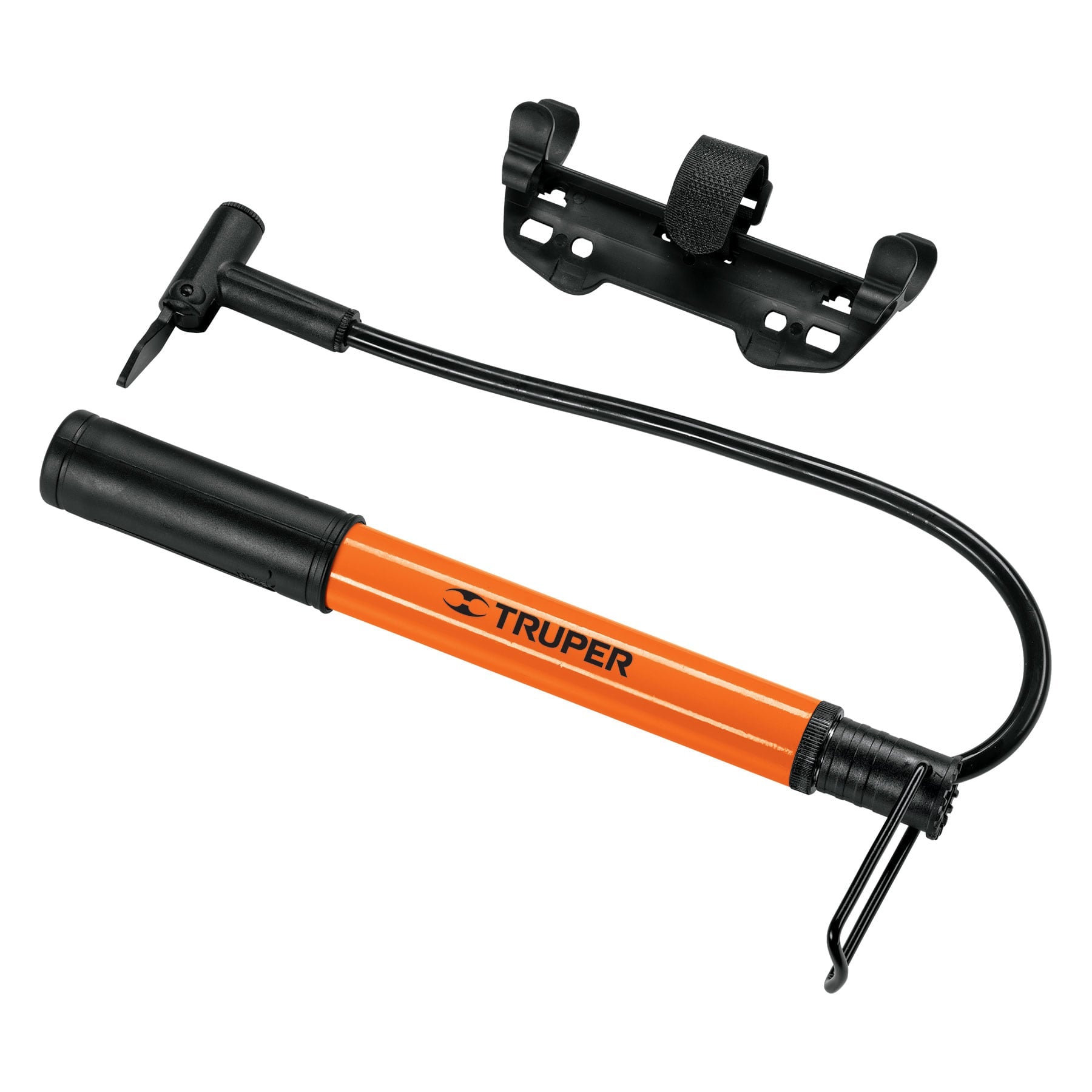 Mini Hand Pump for Bicycle, 60 PSI, Truper / 13790