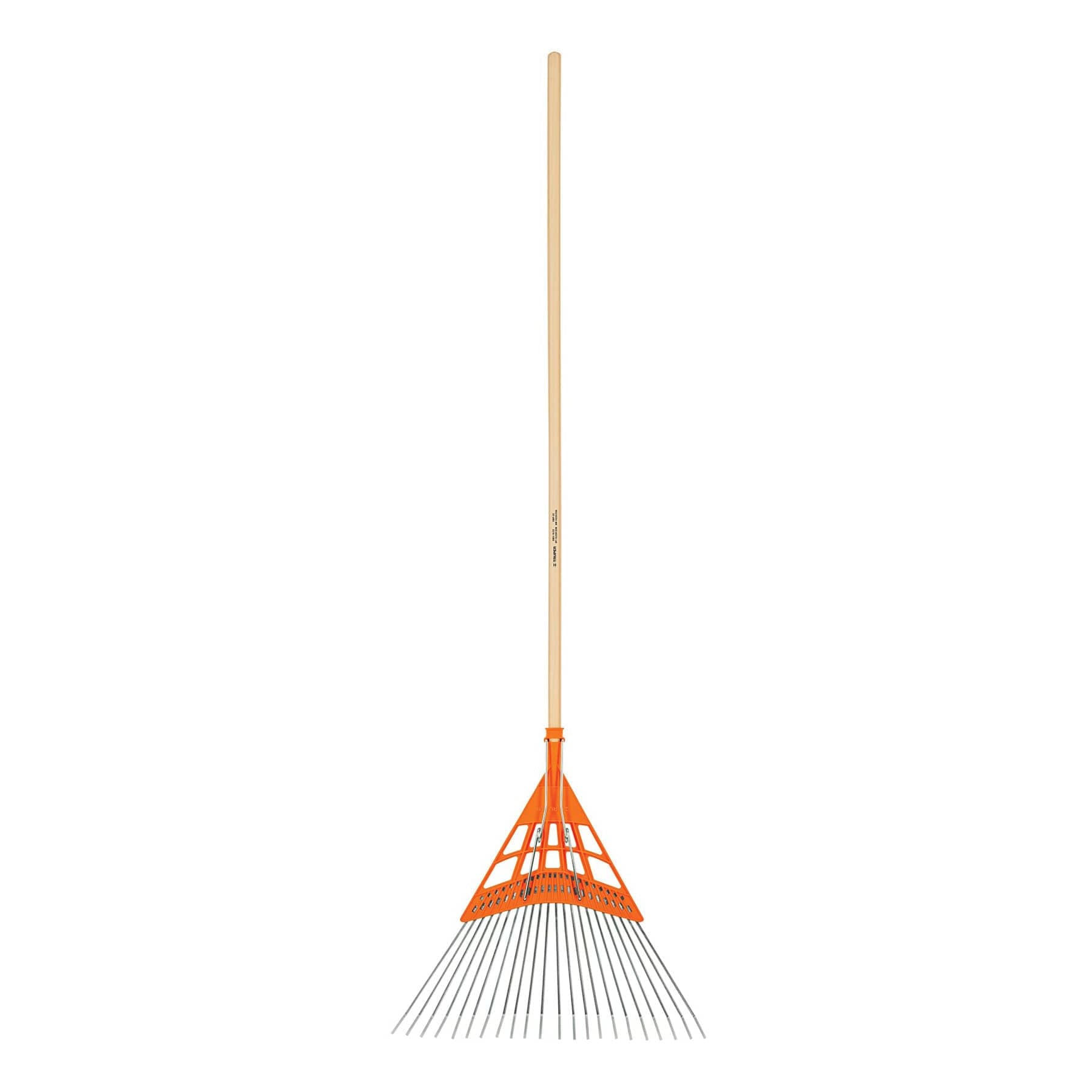 Straight broom with 22 teeth, metal/high impact plastic / 14332