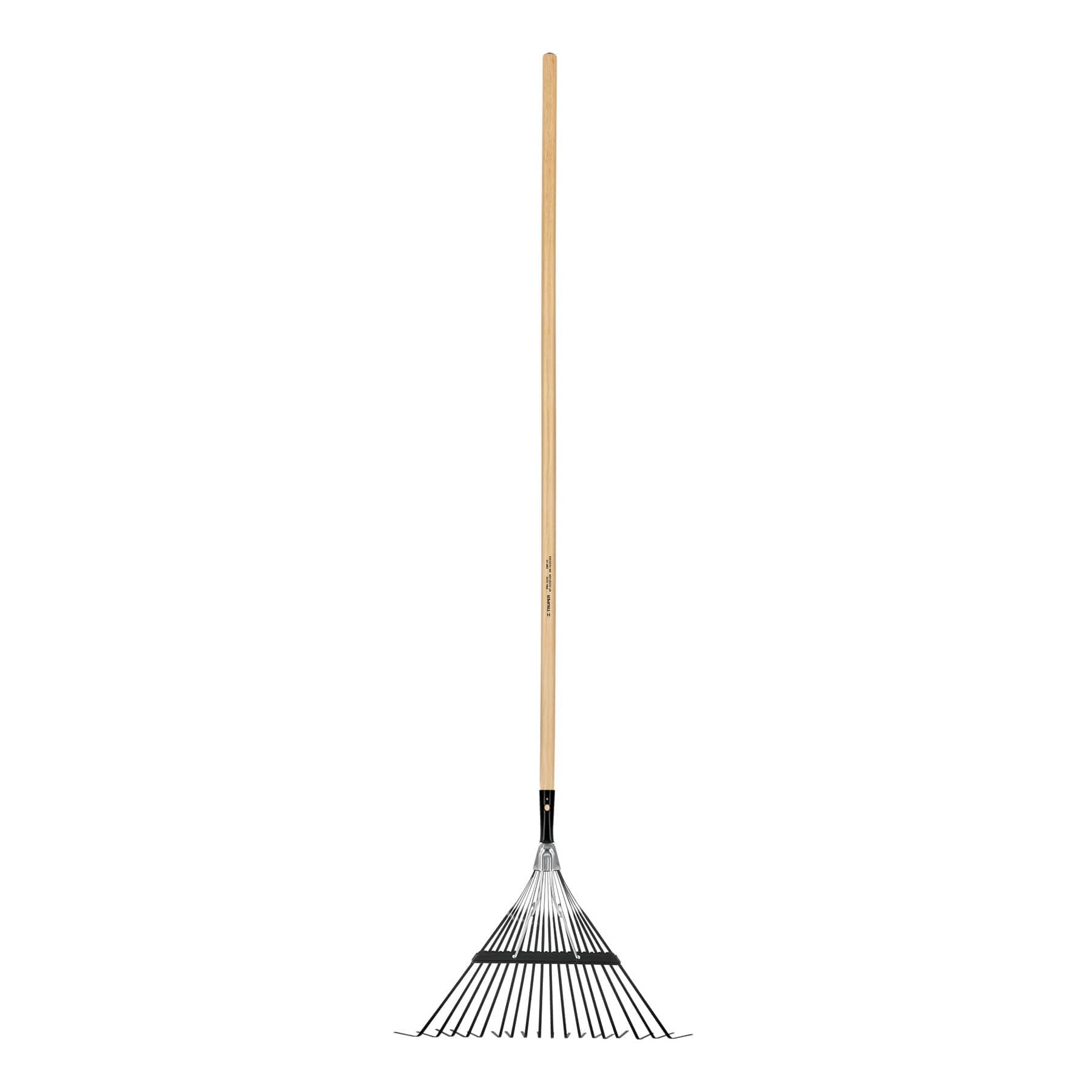 Straight head metal garden rake broom, 18 teeth, Truper / 14326