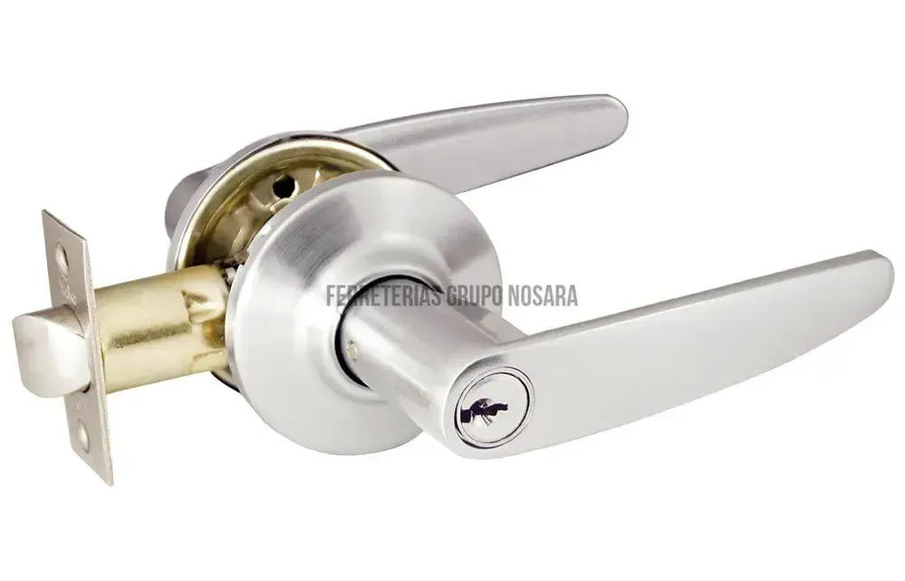 Cerradura manija con llave cromo satinado Dover Yale 0009012-MS005308-7704359090127