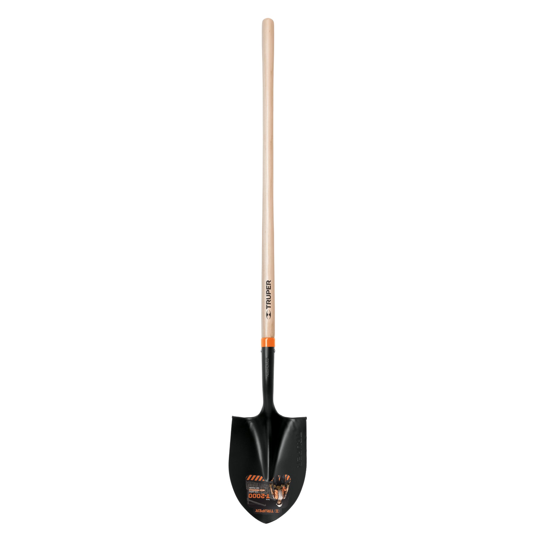 T-2000 round shovel, 45" long handle, Truper / 17175