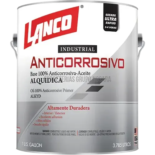 Pintura anticorrosiva Industrial galon Lanco (blanco) / AC3434-4-