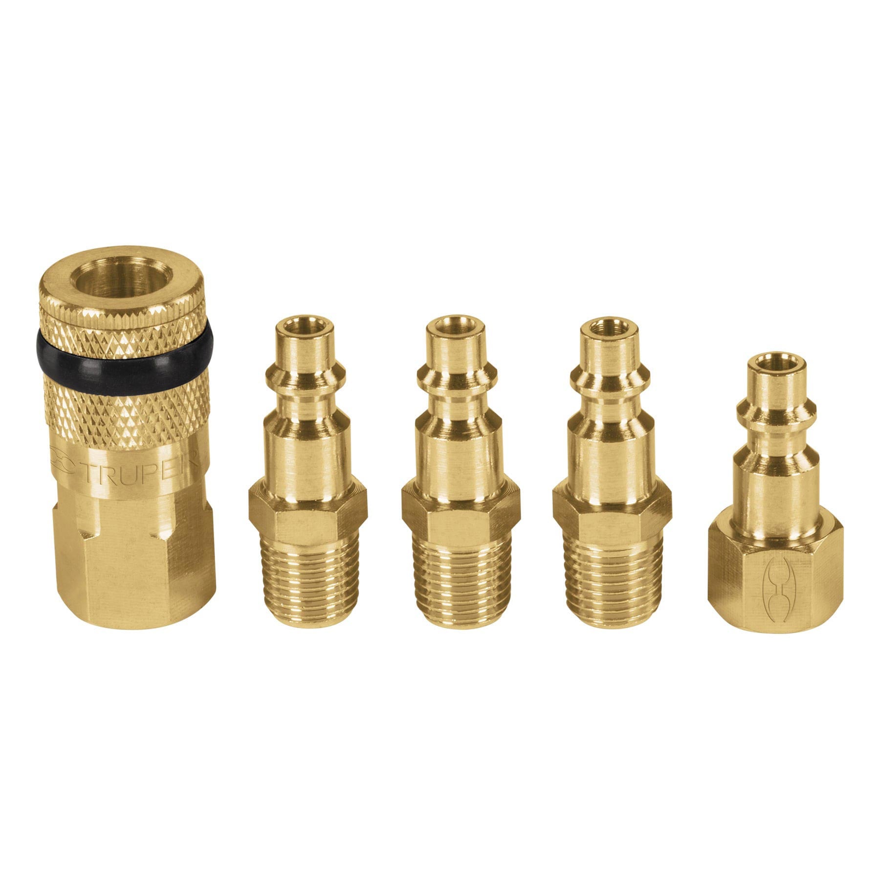 5-piece set, brass quick couplers and connectors / 19081