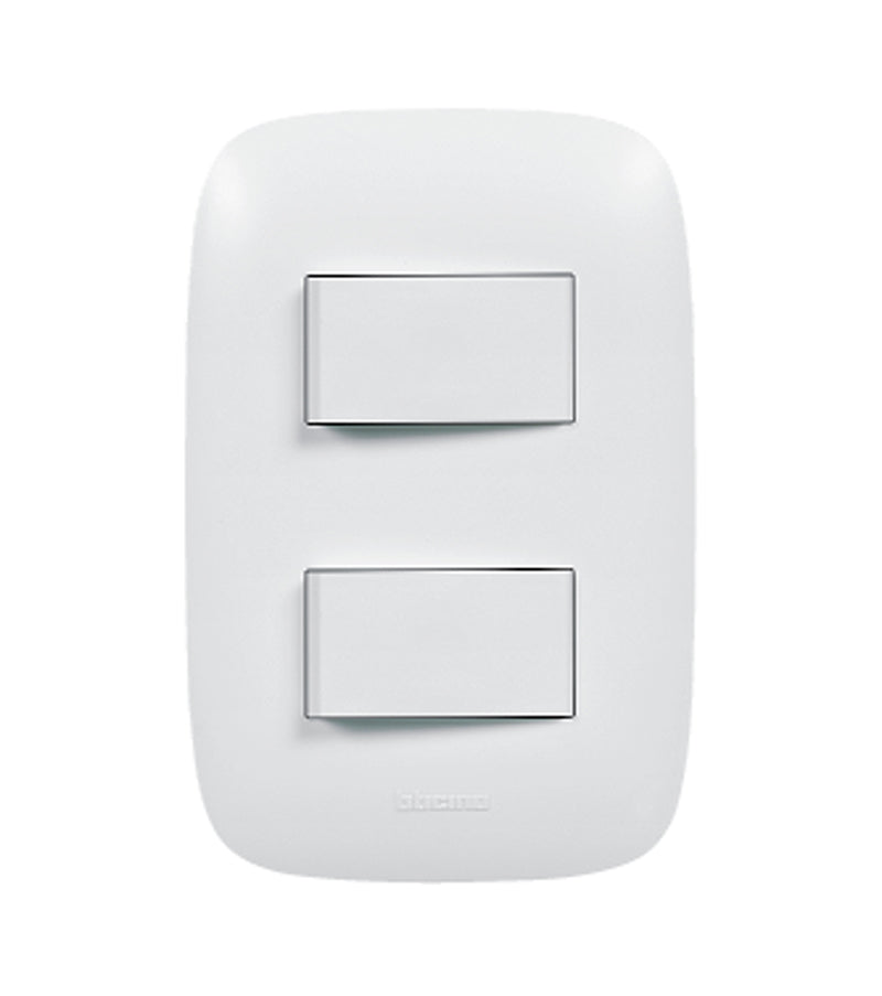 Double switch 15A 127V white Domino Sencia Bticino AP5200