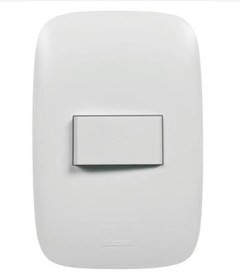 Interruptor 15A 125V blanco Domino Sencia Bticino AP5100