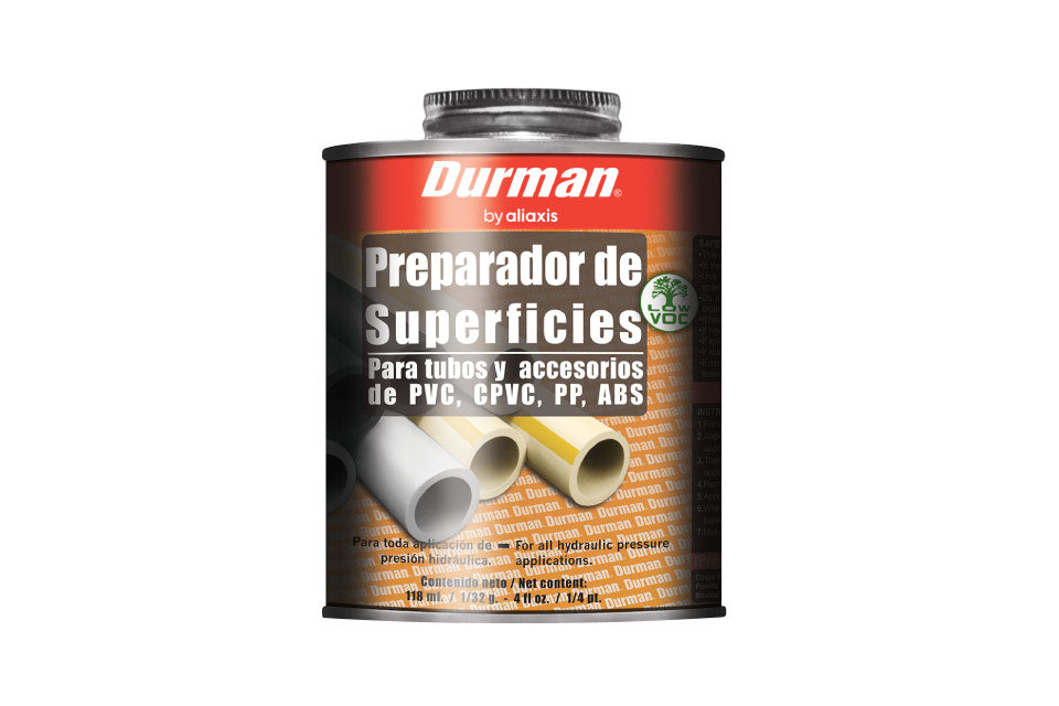 Preparador superficie PVC-CPVC 1 galon Durman 2020667