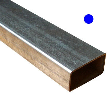 TUBO RECTANGULAR INDUSTRIAL HIERRO GALVANIZADO  1" X 2" ( 25 X 50 X 1.20 mm ) 6 m